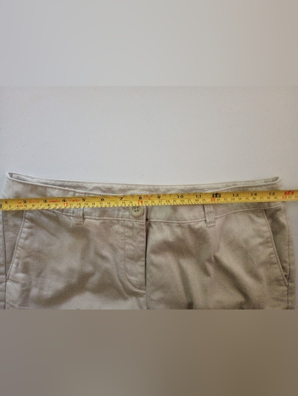 LOFT Light Beige Bermuda Shorts - Picture 3 of 4